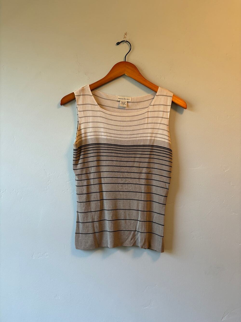 Banana Republic Silk Striped Tank